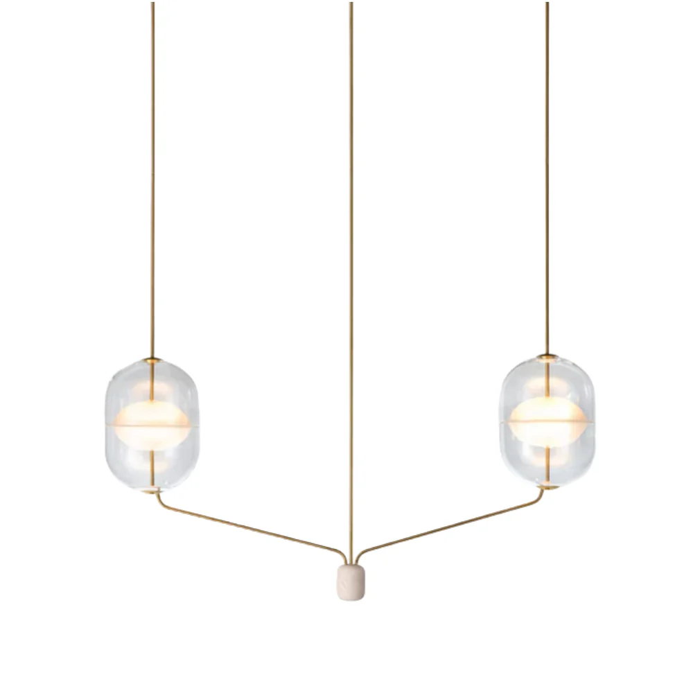 Indre Linear Pendant Lamp B1 by Rakumba Pendant Lamps